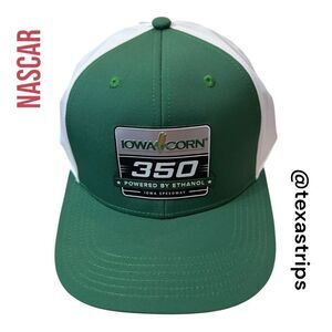 New Iowa Corn 350 Iowa Speedway Inaugural Limited Edition Nascar Racing Hat OS